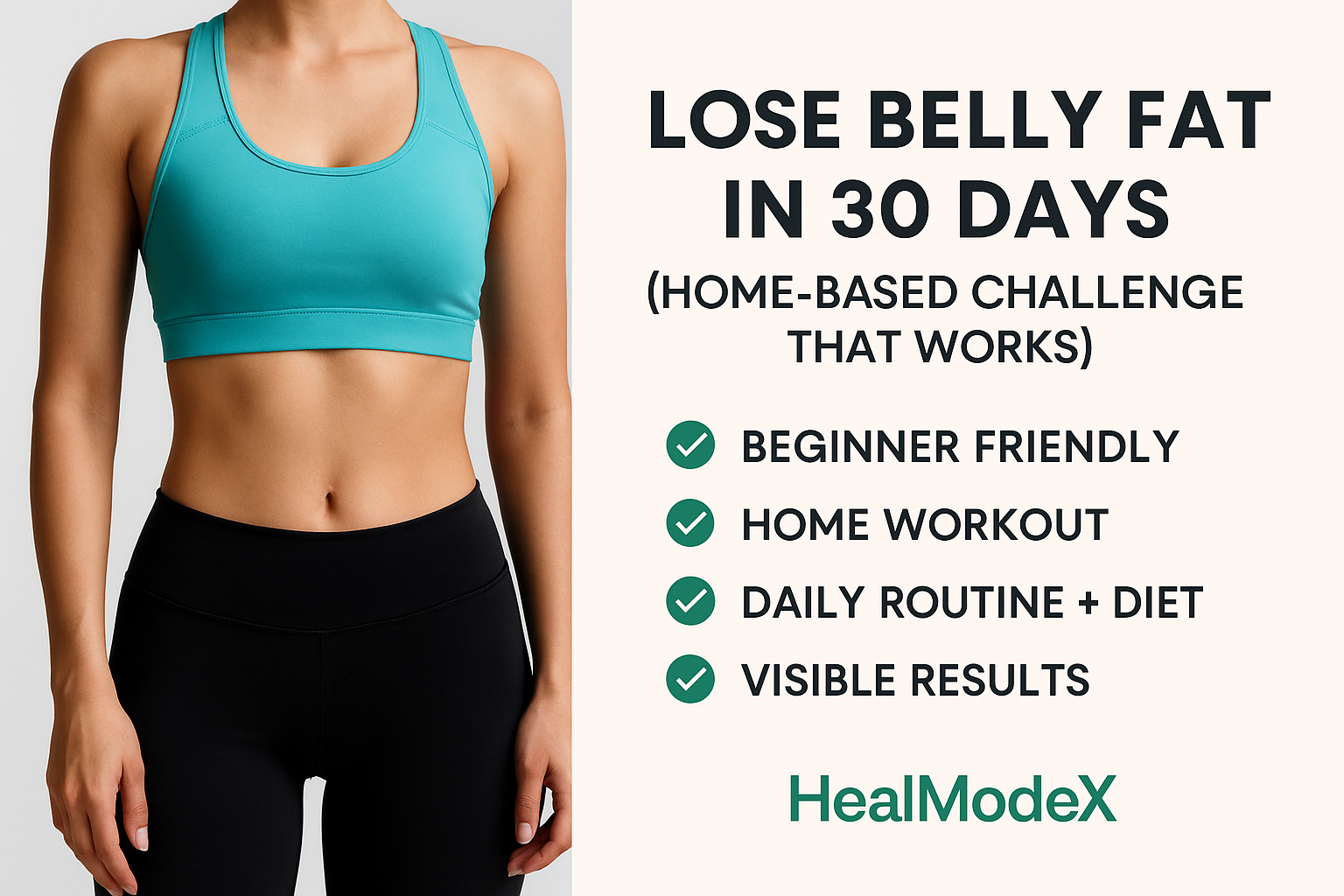 Lose Belly Fat in 30 Days – The Life-Changing Home Fitness Plan