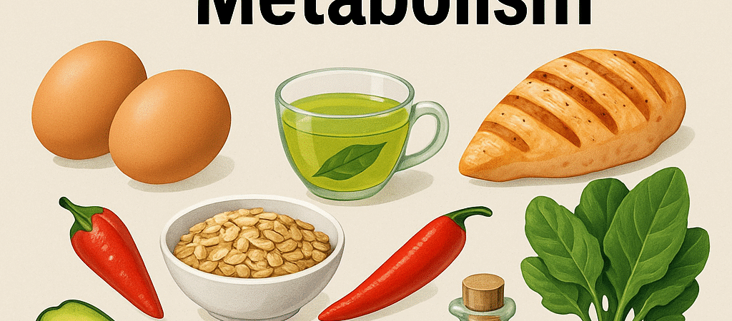 Top 10 Foods That Boost Metabolism Naturally | Burn Fat Fast & Stay Energized