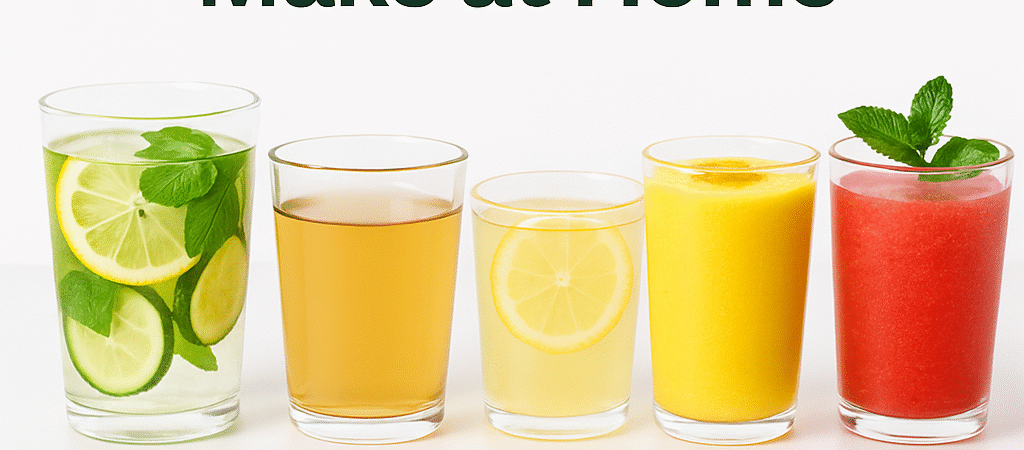 5 Powerful Homemade Detox Drinks: