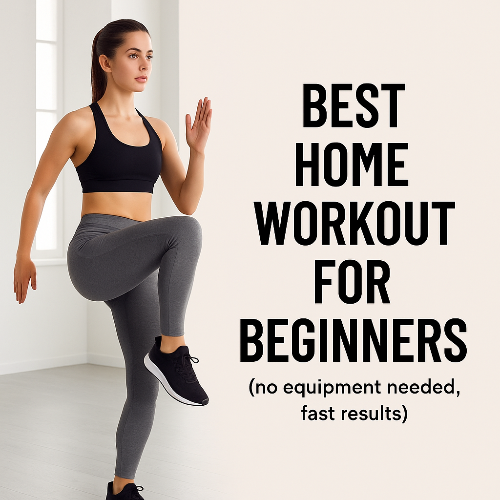 5 Home workout for beginners : Best ( no equipment needed, fast results)