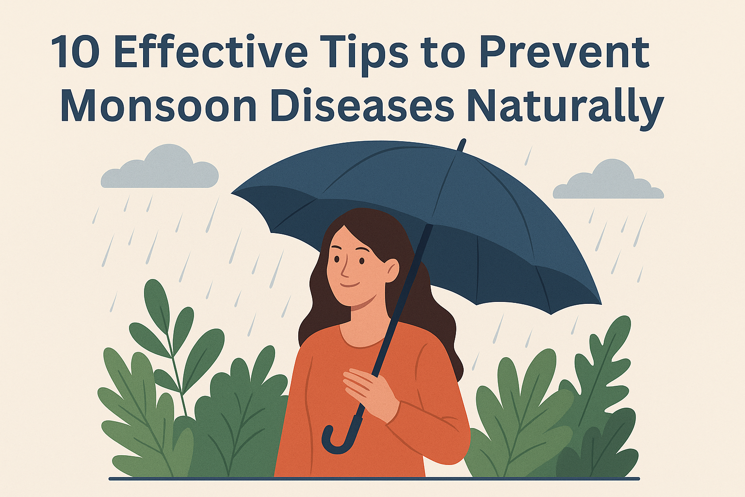 Top 10 Monsoon Diseases: Natural Ways to Stay Safe  How to Protect Yourself Naturally