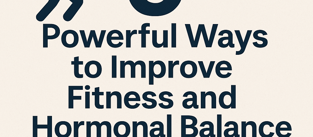 5 Powerful Ways to Improve Fitness and Hormonal Balance Naturally: