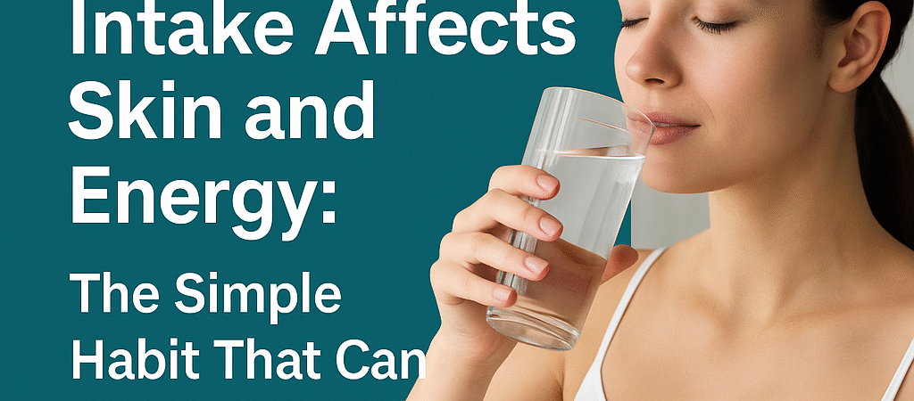 7 Ways How Water Intake Affects Skin and Energy: The Simple Habit That Can Make or Break Your Glow