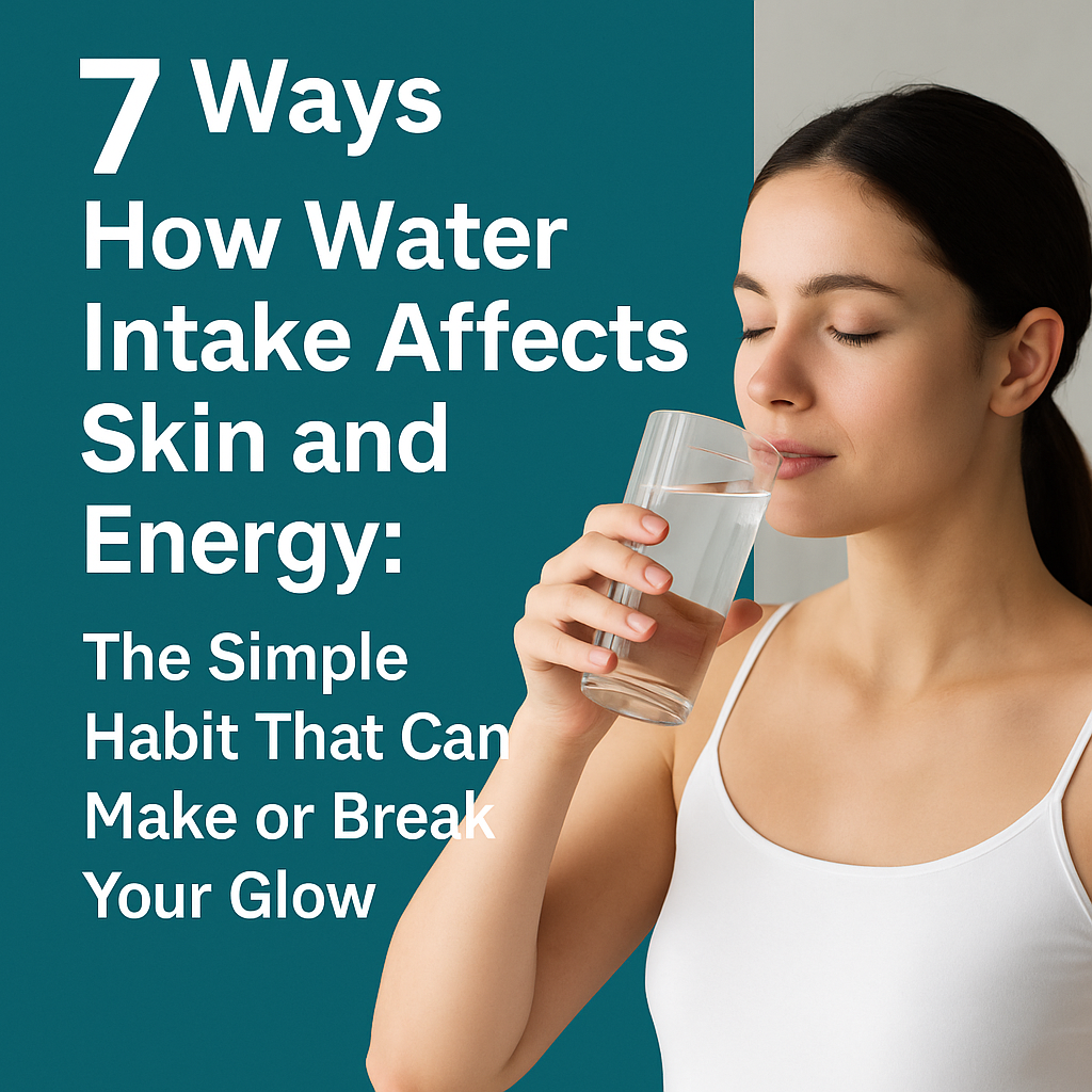7 Ways How Water Intake Affects Skin and Energy: The Simple Habit That Can Make or Break Your Glow