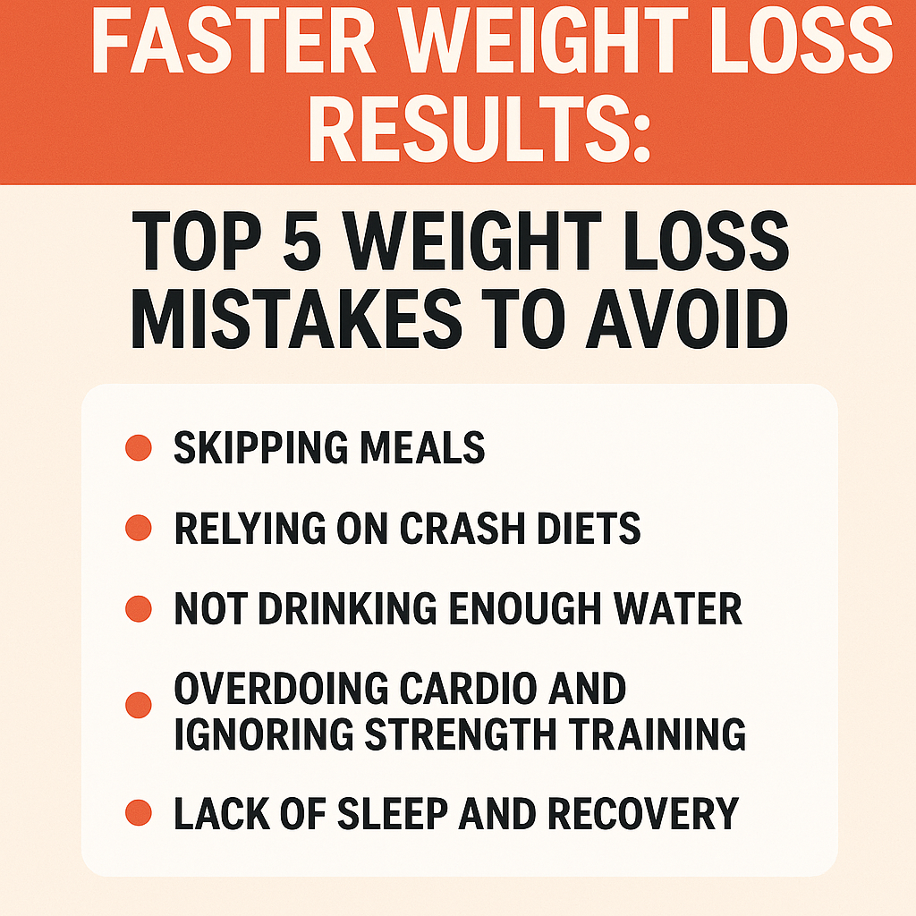 Faster Weight Loss Results: Top 5 Weight Loss Mistakes to Avoid