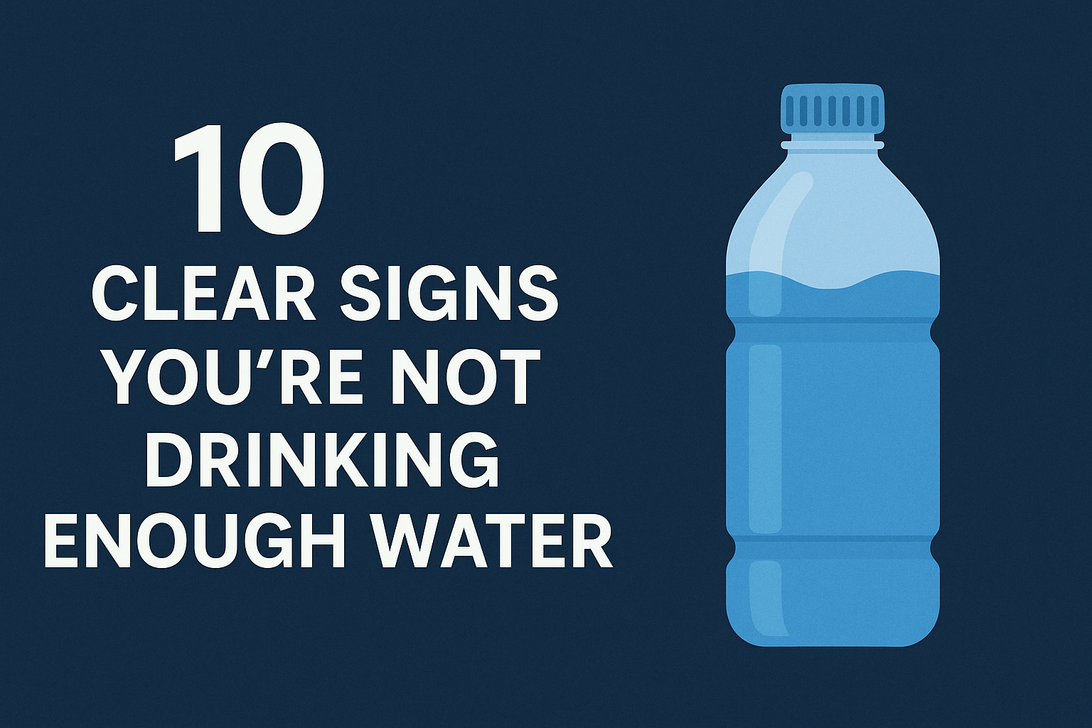 Dehydration Symptoms: 10 Clear Signs You’re Not Drinking Enough Water (With Simple Fixes)