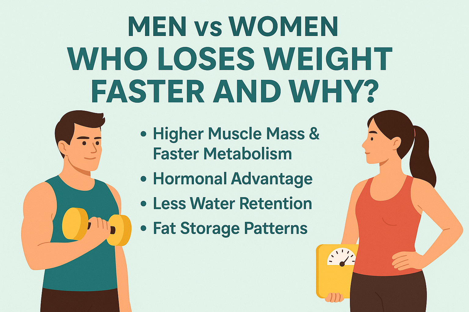 Who Loses Weight Faster Men or Women? 5 Proven Science & Powerful Tips for a Healthy Weight Loss Journey