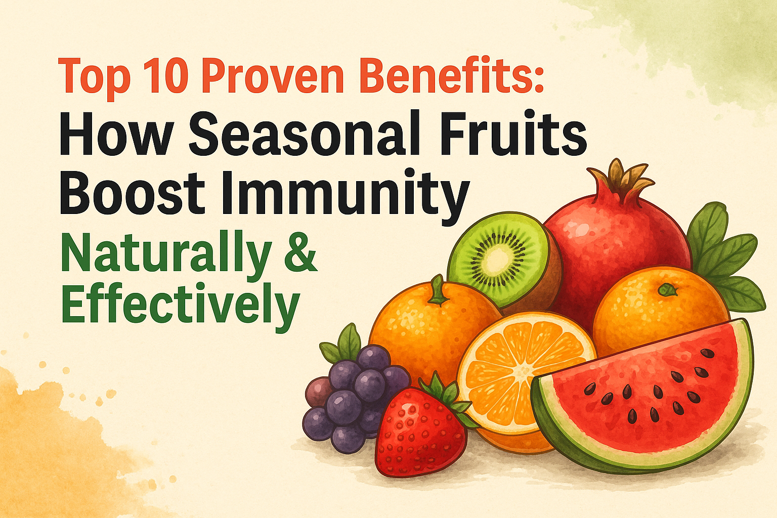 7 Powerful Ways How Seasonal Fruits Boost Immunity Naturally & Effectively